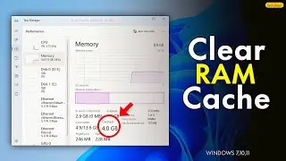 How to Clear Ram Cache in Windows 10,11 2024 | 🚀Make Computer More Faster