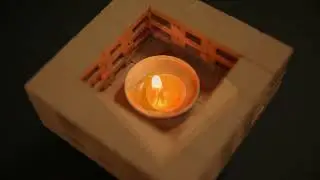 ساخت جا شمعی خشتی مشبک با استفاده از خشتانه