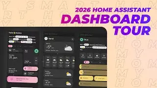 Full Home Assistant Dashboard Tour 2026 | 7 custom cards | YAML available