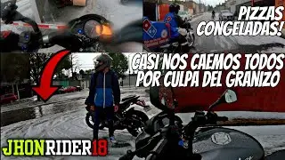 ACCIDENTES POR CULPA DEL GRANIZO! BIKERS EN PROBLEMAS 🔥