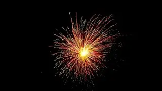 Santorini Harbour farewell Fire Works