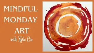 MINDFUL MONDAY ART - #acrylicink #meditativeart