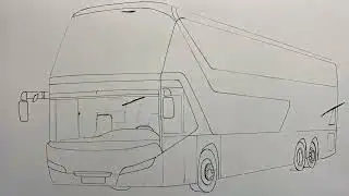 Hand-drawing Neoplan bus Euro Truck Simulator 2