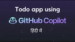 Todo App using Github Copilot