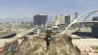 GTA 5 - Motor Bike Stunt (Director mode)