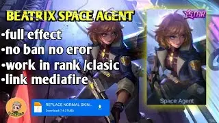 script skin Beatrix starlight||full effect||mobilegends bang bang