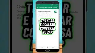 Como TRANCAR CONVERSA no WHATSAPP - Ocultar Conversas 