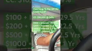 How long to pay off my credit card