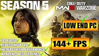 🔧 Warzone 3 Season 5: Low End Pc increase performance / FPS with any setup! Best Settings 2024