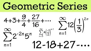 How to evaluate geometric series! (for your calculus 2 class)