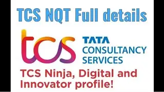 TCS NQT Full details | TCS hiring eligibility, Exam pattern | Digital, Ninja and Innovator profile.