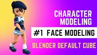 Character Modeling | Head(Face) Modeling | Blender 