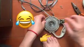 Fixing broken retractable dog leash, dog lead