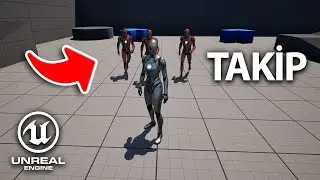 Unreal Engine 5'de Düşmanlar Karakteri Nasıl Takip Eder