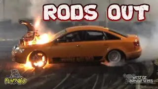 TWIN TURBO & SUPERCHARGED AUDI PUNCHES RODS AT KONDININ!!