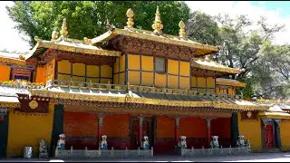 TIBET, Norbulingka, palais d'été du Dalai Lama