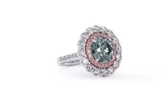 Fancy Diamond Double Halo Ring - Website Catalog Visualization