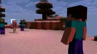 Minecraft анимация׃ Time travel mine imator
