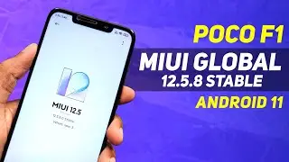 Poco F1 - MIUI Global 12.5.8 Stable - Android 11 | Good Gaming | Always On Display, Voice Changer