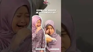 UNABLE TO HOLD HER TEARS, QEISYA TRIED TO ENTERTAIN! 