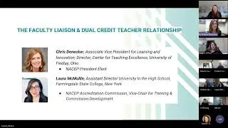 The Faculty Liaison and Dual Credit Teacher Relationship