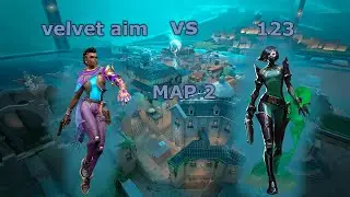 Полуфинал: vevlet aim vs 123 | Вторая карта - PEARL