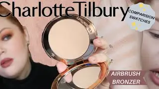 REVIEW 🚨 Charlotte Tilbury Airbrush Bronzer FAIR + comparison/dupe swatches