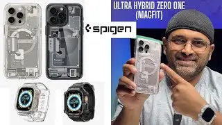 Spigen Ultra Hybrid Zero One (MagFit) Iphone Apple Watch ultra 2 (49mm) Case + BandRugged Armor Pro