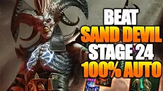 FARM SAND DEVIL STAGE 24 FULL AUTO 100% WIN RATE | Raid: Shadow Legends