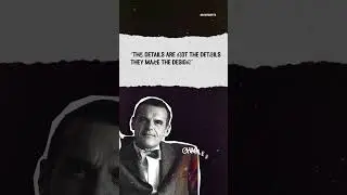 The details are not the details. They make the design." – Charles Eames