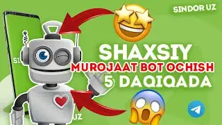 Shaxsiy Lichka Bot Ochish | Murojaat bot | Livegrambot | Telegram sirlari | SindorUz