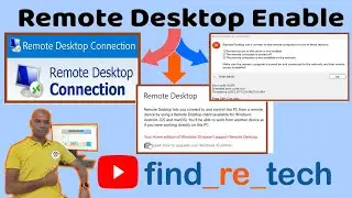 Remote Desktop setting enable process step by step. #findretech #windows #remotedesktop #enable