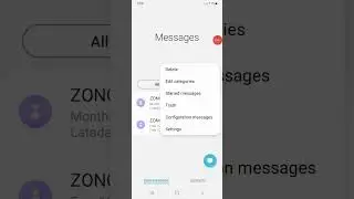 Configuration messages in android 