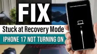 HOW TO FIX IPHONE 14 NOT TURNING ON/Stuck At Recovery Mode/Apple Logo/ iOS 17