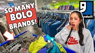 THE OTHER RESELLERS DIDN'T KNOW THESE HUGE BOLOS! Insane Thrift Haul and FAST SELLING Brands!