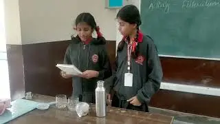 Filtration process by using tea strainer kVIIT 