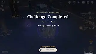 Vagabond Sword Day 7 Max Score (11450) with Geo Comp | Genshin Impact