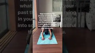 Even if you use yoga to simply stretch, there's something magical that happens ✨