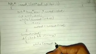 Linked Lists- 8 Insert a Node at ith position(nth position)