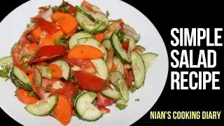 How To Make Simple Salad Recipes | Healthy Salad | Fresh Salad | Easy Salad For Lunch | Green Salad