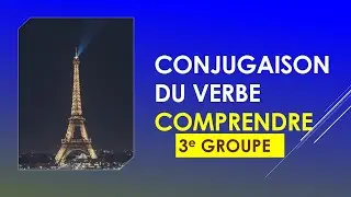 Verb "comprendre" (to understand) conjugated in 8 common tenses