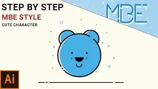 Illustrator Tutorial MBE Style - 1 - Drawing MBE Character