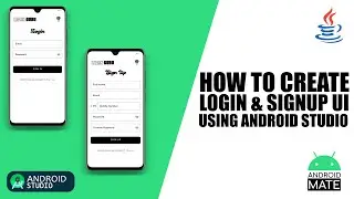 CREATE Amazing Login and Sign Up Pages with Android Studio