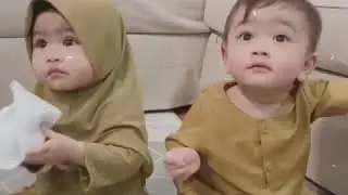 Tergemes baby #zunaira dan #zayn
