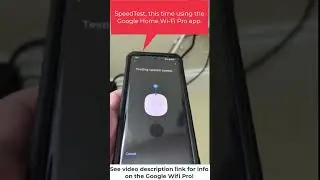 Quantum Fiber Speed Test on their app and Google Home App! #Shorts #shortsvideo #shortsfeed