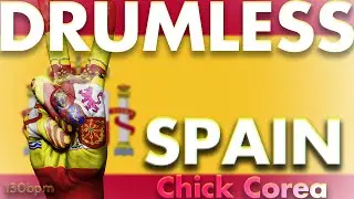 'Spain' Chick Corea  -Drumless Track-//130bpm Key=G