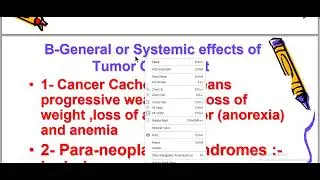 clinical features of neoplastic