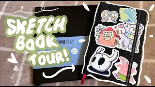 📓sketchbook tour : this one was a DISASTER and getting a PUPPY!! 🐶