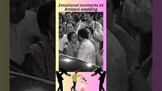 Father daughter emotional moment at Ambani's wedding #ambaniwedding #mukeshambanidaughter #ambani