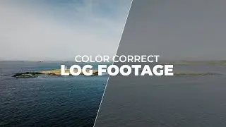 How to EASY edit LOG footage | Premiere Pro | DJI Mavic 3